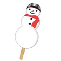 Holiday Fun Snowman Hand Fan